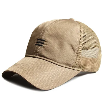 Vyrų vasara greitai-džiovinimo skrybėlę lauko laisvalaikio beisbolo kepurės, skersiniu kvėpuojantis skėtį nuo saulės akių bžūp laukinių bžūp reguliuojamas gorras