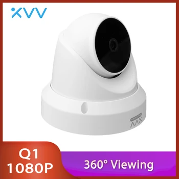 XIAOVV Q1 1080P IP Kameros, Patalpų Apsaugos Kamera, Wifi Naktinio Matymo Namų Smart Security Dome Kameros Vaizdo Stebėjimo Smart Home