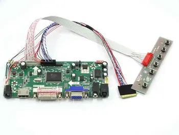 Yqwsyxl Kontrolės Valdyba Stebėti Rinkinys N116BGE-L41/L42/32 HDMI + DVI+ VGA LCD LED ekrano Valdiklio plokštės Tvarkyklės